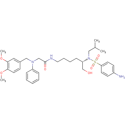 Chemical structure of BindingDB Monomer ID 9796