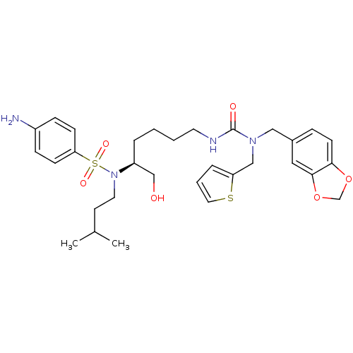 Chemical structure of BindingDB Monomer ID 9835