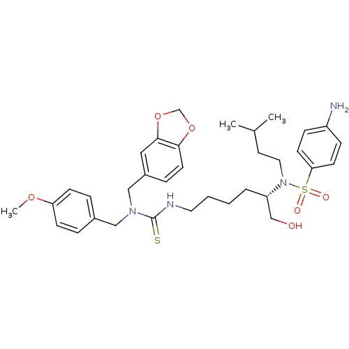 Chemical structure of BindingDB Monomer ID 9843