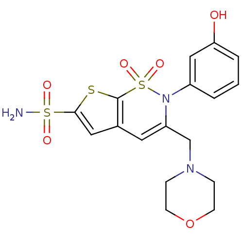 Chemical structure of BindingDB Monomer ID 11390