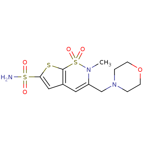 Chemical structure of BindingDB Monomer ID 11397