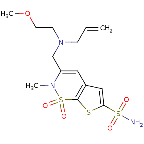 Chemical structure of BindingDB Monomer ID 11399