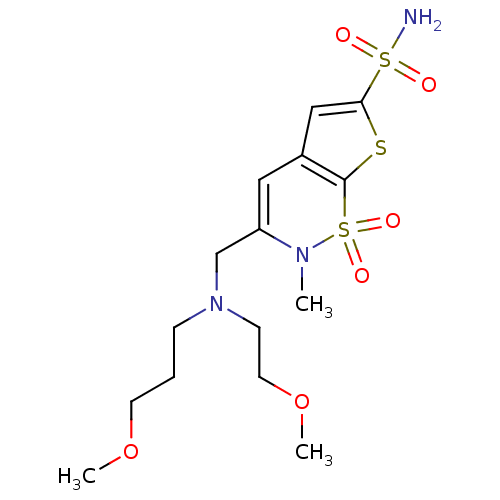Chemical structure of BindingDB Monomer ID 11404