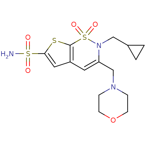 Chemical structure of BindingDB Monomer ID 11412