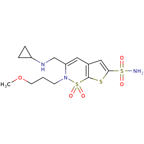 Chemical structure of BindingDB Monomer ID 11417