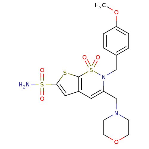 Chemical structure of BindingDB Monomer ID 11419