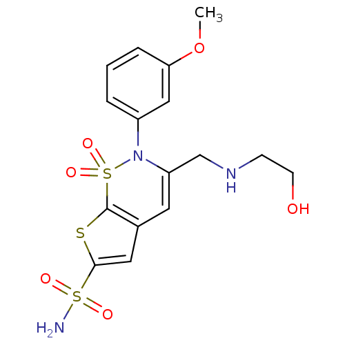 Chemical structure of BindingDB Monomer ID 11421