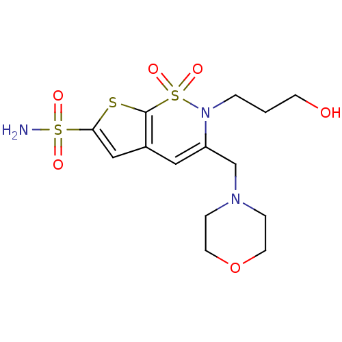 Chemical structure of BindingDB Monomer ID 11424