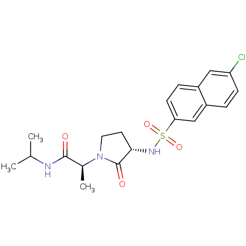Chemical structure of BindingDB Monomer ID 12503