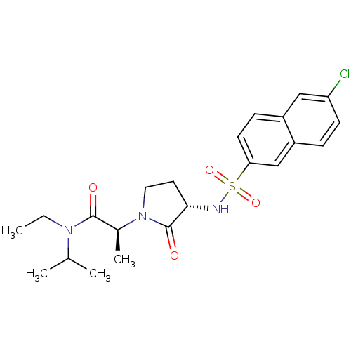 Chemical structure of BindingDB Monomer ID 12505
