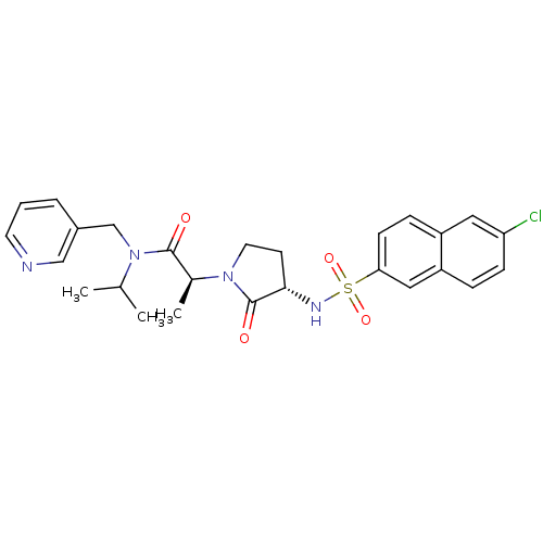 Chemical structure of BindingDB Monomer ID 12516