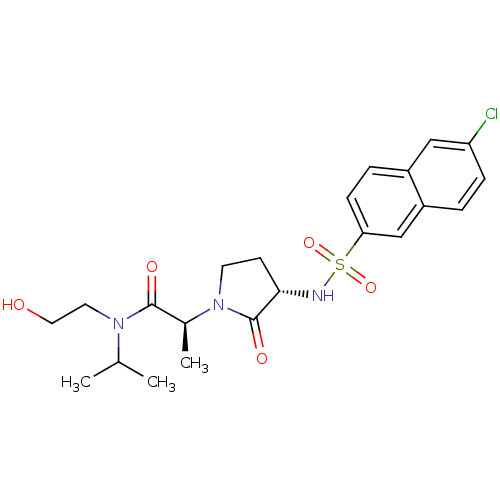 Chemical structure of BindingDB Monomer ID 12519