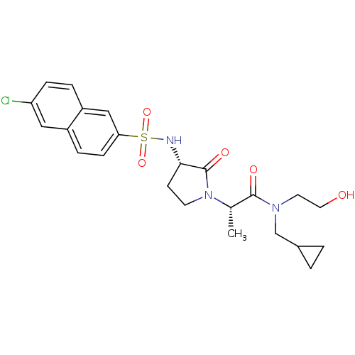 Chemical structure of BindingDB Monomer ID 12520