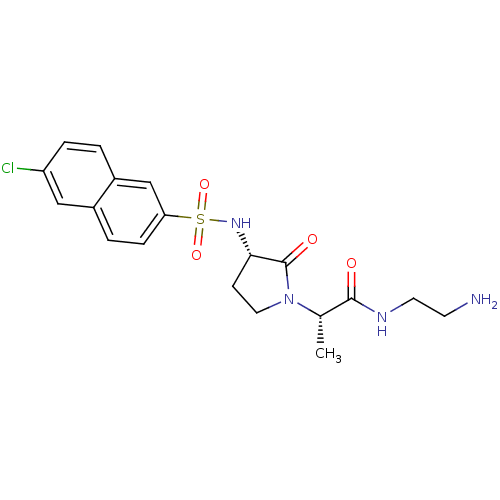 Chemical structure of BindingDB Monomer ID 12521