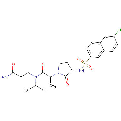 Chemical structure of BindingDB Monomer ID 12524