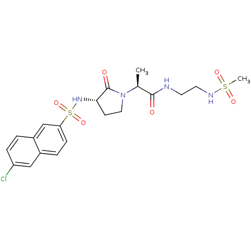 Chemical structure of BindingDB Monomer ID 12527