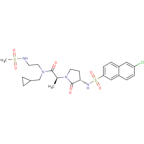 Chemical structure of BindingDB Monomer ID 12529