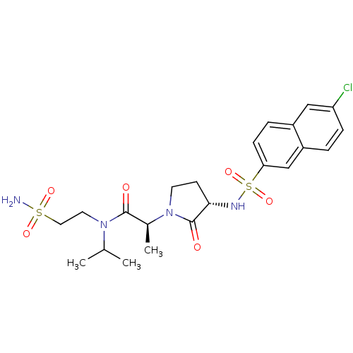 Chemical structure of BindingDB Monomer ID 12530