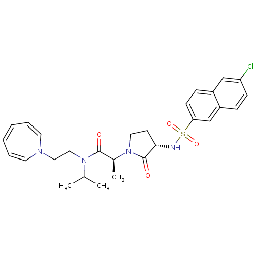 Chemical structure of BindingDB Monomer ID 12534