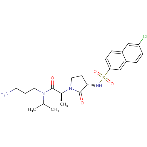 Chemical structure of BindingDB Monomer ID 12535