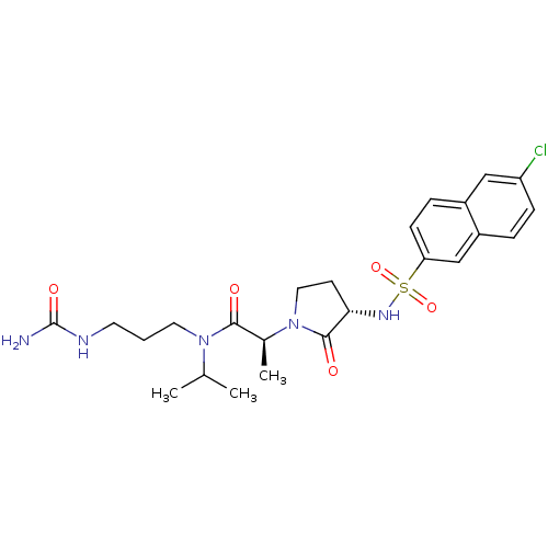 Chemical structure of BindingDB Monomer ID 12536