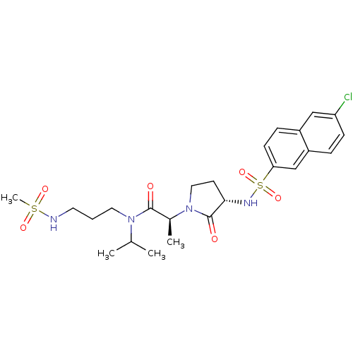Chemical structure of BindingDB Monomer ID 12537