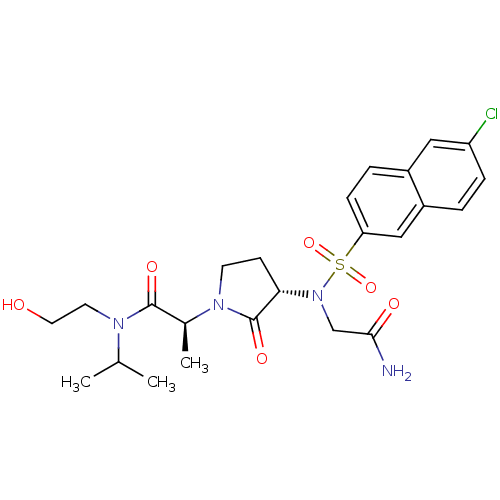 Chemical structure of BindingDB Monomer ID 12539
