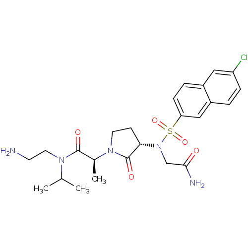 Chemical structure of BindingDB Monomer ID 12540