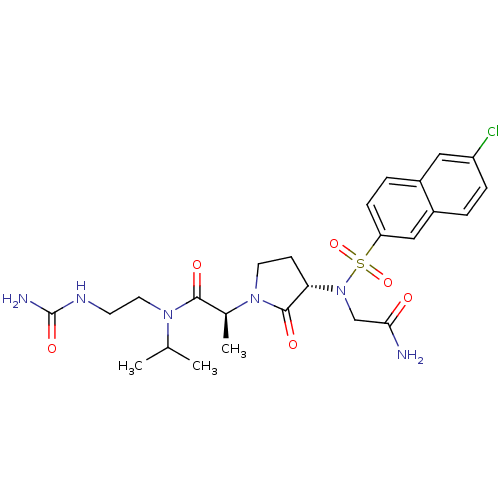 Chemical structure of BindingDB Monomer ID 12541