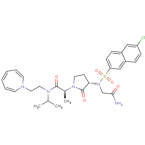 Chemical structure of BindingDB Monomer ID 12545