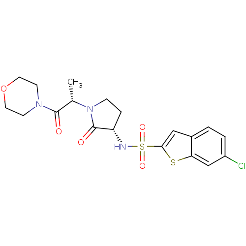 Chemical structure of BindingDB Monomer ID 12547