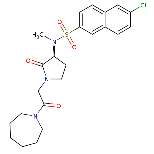 Chemical structure of BindingDB Monomer ID 12554