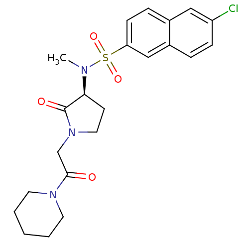 Chemical structure of BindingDB Monomer ID 12555