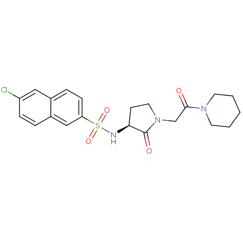 Chemical structure of BindingDB Monomer ID 12556