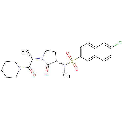 Chemical structure of BindingDB Monomer ID 12558