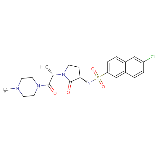 Chemical structure of BindingDB Monomer ID 12564