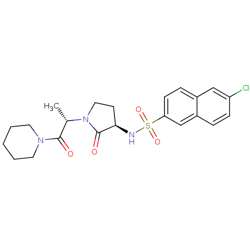 Chemical structure of BindingDB Monomer ID 12574