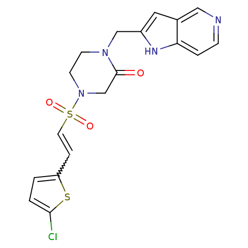 Chemical structure of BindingDB Monomer ID 12596