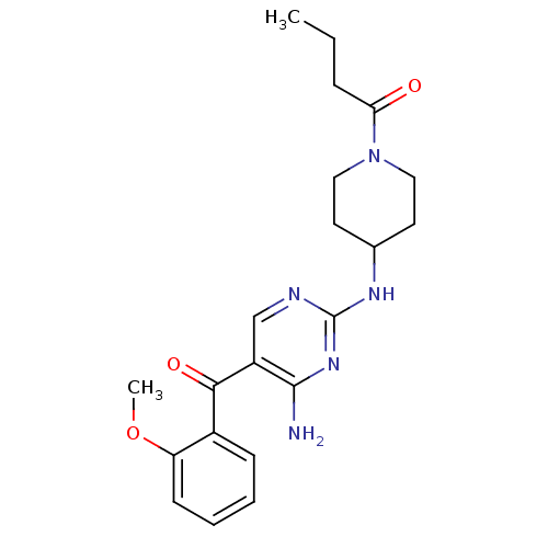 Chemical structure of BindingDB Monomer ID 12610