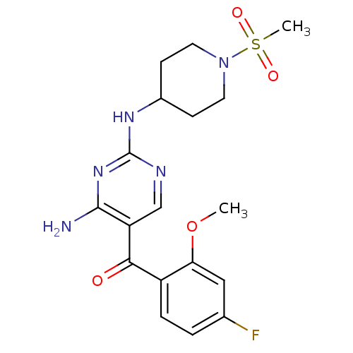 Chemical structure of BindingDB Monomer ID 12616