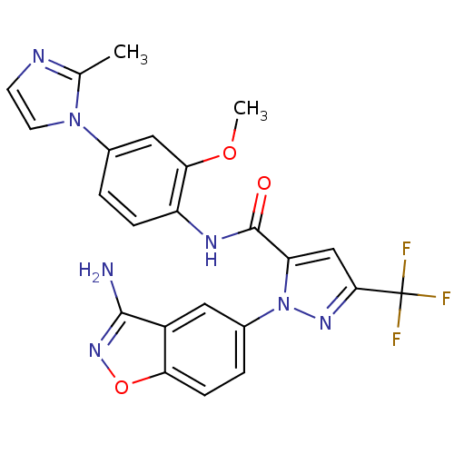 Chemical structure of BindingDB Monomer ID 12669