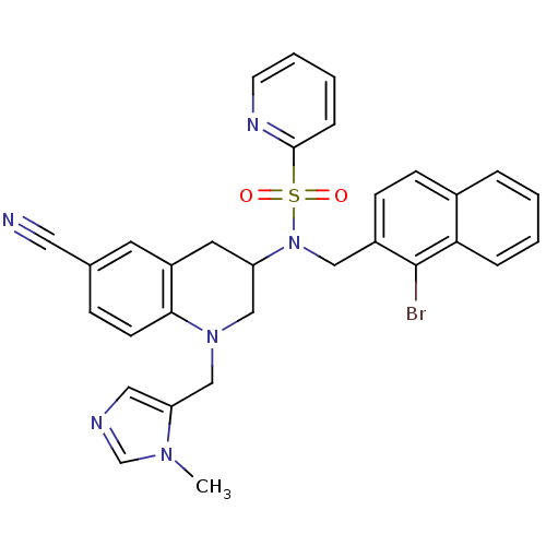 Chemical structure of BindingDB Monomer ID 13329