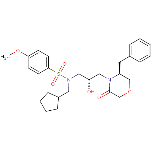 Chemical structure of BindingDB Monomer ID 13722