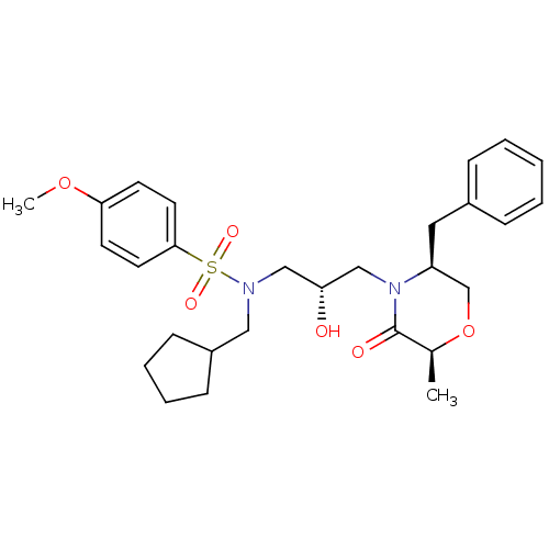 Chemical structure of BindingDB Monomer ID 13723