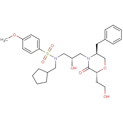Chemical structure of BindingDB Monomer ID 13729