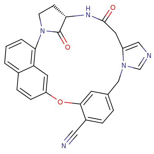 Chemical structure of BindingDB Monomer ID 14012