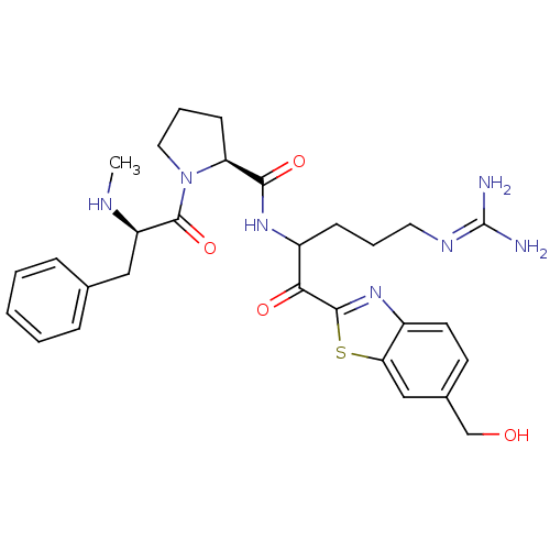Chemical structure of BindingDB Monomer ID 14126