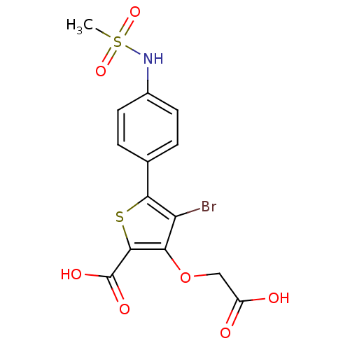 Chemical structure of BindingDB Monomer ID 14261