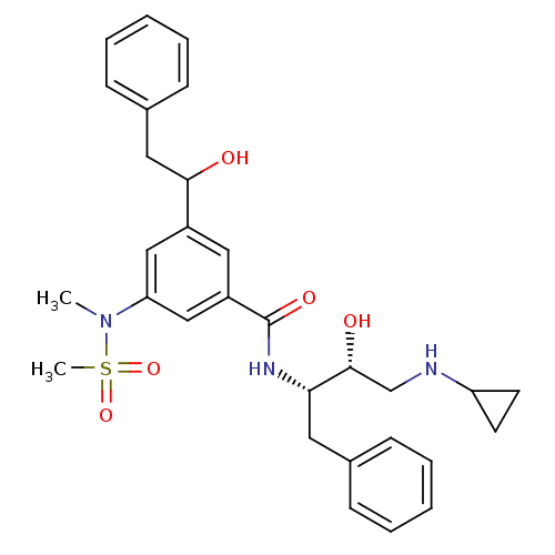 Chemical structure of BindingDB Monomer ID 16023