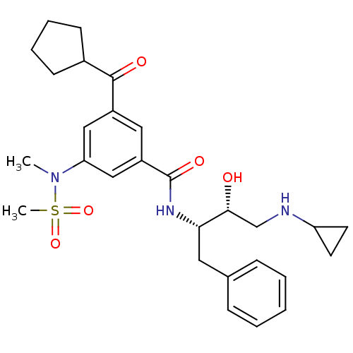 Chemical structure of BindingDB Monomer ID 16030